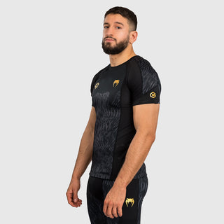 Rashguard Venum x Chimaev Wild Borz kurzärmlig Schwarz-Combat Arena