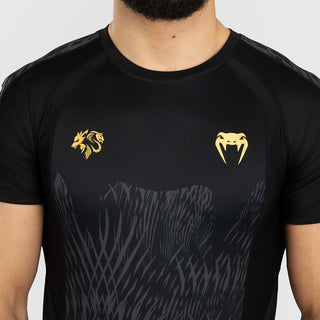 Rashguard Venum x Chimaev Wild Borz kurzärmlig Schwarz-Combat Arena