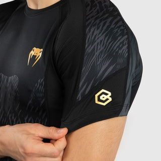 Rashguard Venum x Chimaev Wild Borz kurzärmlig Schwarz-Combat Arena