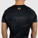 Rashguard Venum x Chimaev Wild Borz kurzärmlig Schwarz-Combat Arena