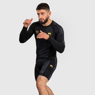 Rashguard Venum x Chimaev Wild Borz langärmlig Schwarz-Combat Arena
