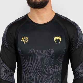Rashguard Venum x Chimaev Wild Borz langärmlig Schwarz-Combat Arena