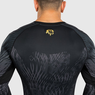 Rashguard Venum x Chimaev Wild Borz langärmlig Schwarz-Combat Arena