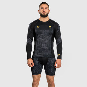 Rashguard Venum x Chimaev Wild Borz langärmlig Schwarz-Combat Arena