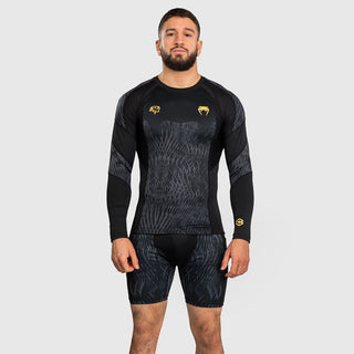 Rashguard Venum x Chimaev Wild Borz langärmlig Schwarz-Combat Arena