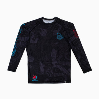 Rashguard Half Sumo Black Mamba Neon langärmlig 