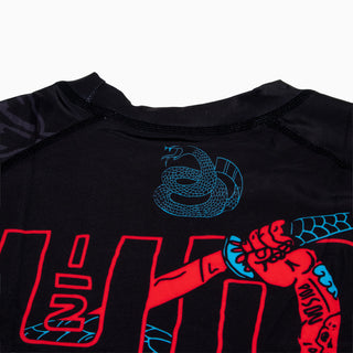 Rashguard Half Sumo Black Mamba Neon langärmlig 