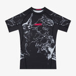 Rashguard Manto Flux Kurzarm Schwarz 