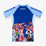 Rashguard Manto Gym 3.0 Kurzarm Blau 