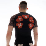 Rashguard Manto Tuff Luv kurze Ärmel schwarz