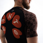 Rashguard Manto Tuff Luv kurze Ärmel schwarz