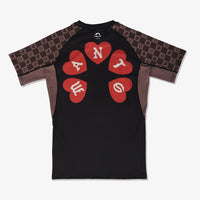 Rashguard Manto Tuff Luv kurze Ärmel schwarz