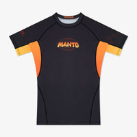 Rashguard Manto Warschau nach Tokio Kurzarm Schwarz 
