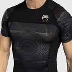 Rashguard Venum G-Fit Air kurze Ärmel Schwarz-sand