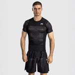 Rashguard Venum G-Fit Air kurze Ärmel Schwarz-sand