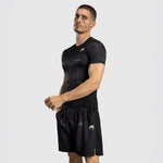 Rashguard Venum G-Fit Air kurze Ärmel Schwarz-sand