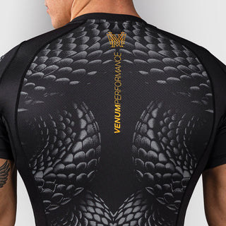 Rashguard Venum Matupa Kurzarm Schwarz-Grau 