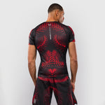 Rashguard Venum Matupa Kurzarm Schwarz-Rot 