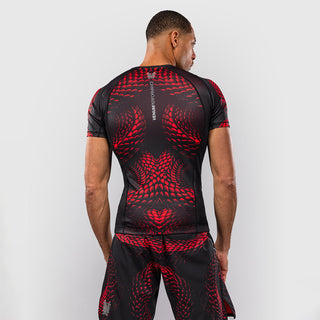 Rashguard Venum Matupa Kurzarm Schwarz-Rot 