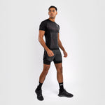 Rashguard Venum Technical 3.0 kurze Ärmel Graphit