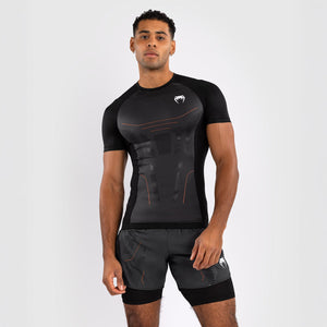 Rashguard Venum Technical 3.0 kurze Ärmel Graphit