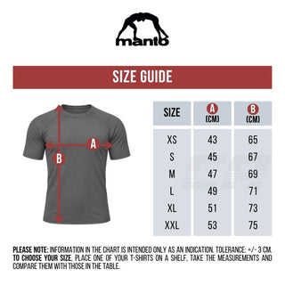 Rashguard Manto Tuff Luv Kurzarm schwarz