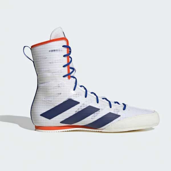 Boxschuhe Adidas Box Hog 4 Weiß-Blau 
