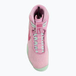 Ringerschuhe-Wrestling Nike Tawa Rosa-grün-Combat Arena