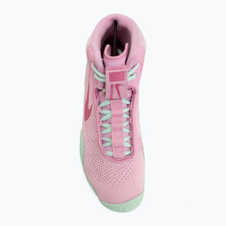 Ringerschuhe-Wrestling Nike Tawa Rosa-grün-Combat Arena