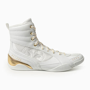 Boxschuhe RSX-Guerrero Deluxe Weiß-Gold-Combat Arena