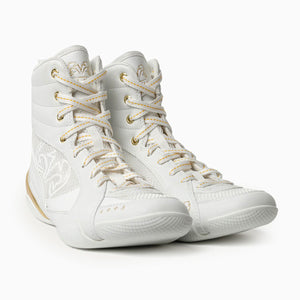 Boxschuhe RSX-Guerrero Deluxe Weiß-Gold-Combat Arena