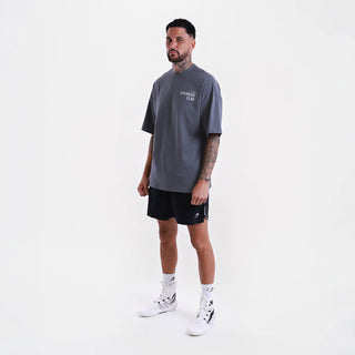 T-shirt Boxraw This Is My House Oversize Grigio-Combat Arena