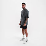 T-shirt Boxraw We Don't Play Boxing Oversize Grau-rosa-Combat Arena