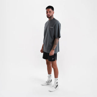 T-shirt Boxraw We Don't Play Boxing Oversize Grau-rosa-Combat Arena