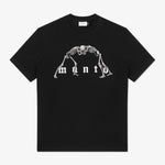 T-shirt Manto Bones Nero-Combat Arena