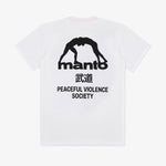 T-shirt Manto Society Weiß-Combat Arena
