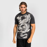 T-shirt Venum Dragon's Flight Grau-Combat Arena
