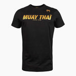 T-shirt Venum Muay Thai VT Schwarz-Gold 
