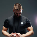 T-shirt tecnica Manto Pulse Nero-Combat Arena