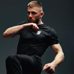 T-shirt tecnica Manto Pulse Nero-Combat Arena