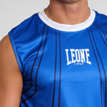 T-shirt tecnica Smanicata WAKO Leone AB995 Blu-Combat Arena