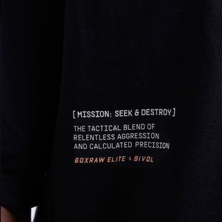 T-shirt Bivol x Boxraw Oversize Schwarz 