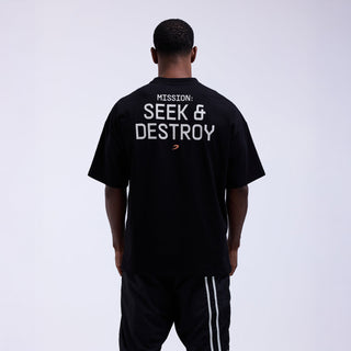 T-shirt Bivol x Boxraw Oversize Schwarz 