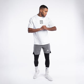 T-shirt Boxraw HRDR FSTR SMTR Oversize Weiß 