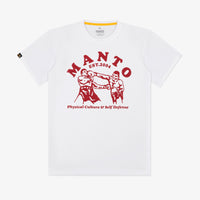 T-shirt Manto Weißer Boxeo 