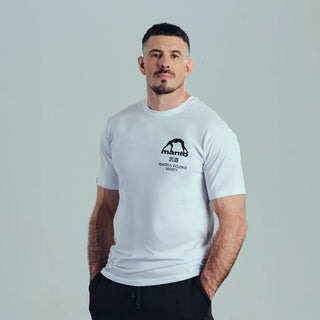 T-shirt Manto Society Weiß 