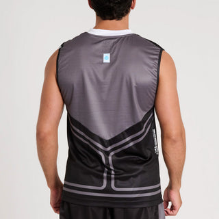 T-shirt Technik Tanktop WAKO Leone AB995 Schwarz 