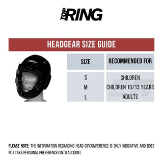 Helm Top Ring mit Visier Semi Contact-Kick boxing-Karate Art. 315 