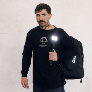 Zaino Manto CIRCLE Convertible XL Nero-Argento riflettente-Combat Arena