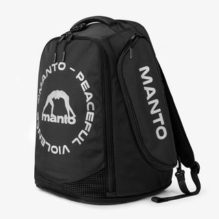 Zaino Manto CIRCLE Convertible XL Nero-Argento riflettente-Combat Arena